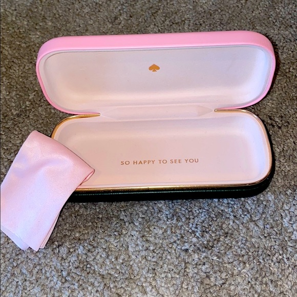 Kate Spade Glasses Case and Cleaning Cloth